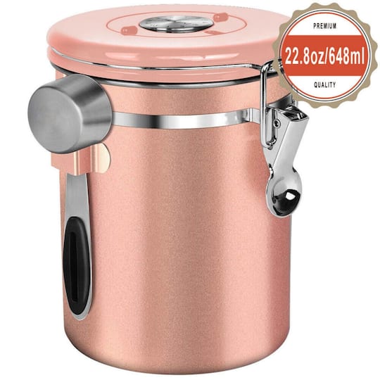 NEX™ 22oz. Airtight Stainless Steel Coffee Canister